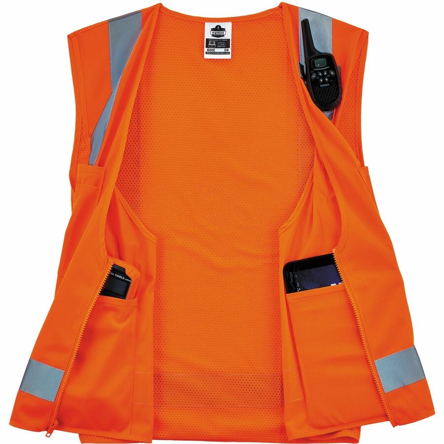 Ergodyne GloWear 8249Z Hi-Vis Surveyors Vest - Front