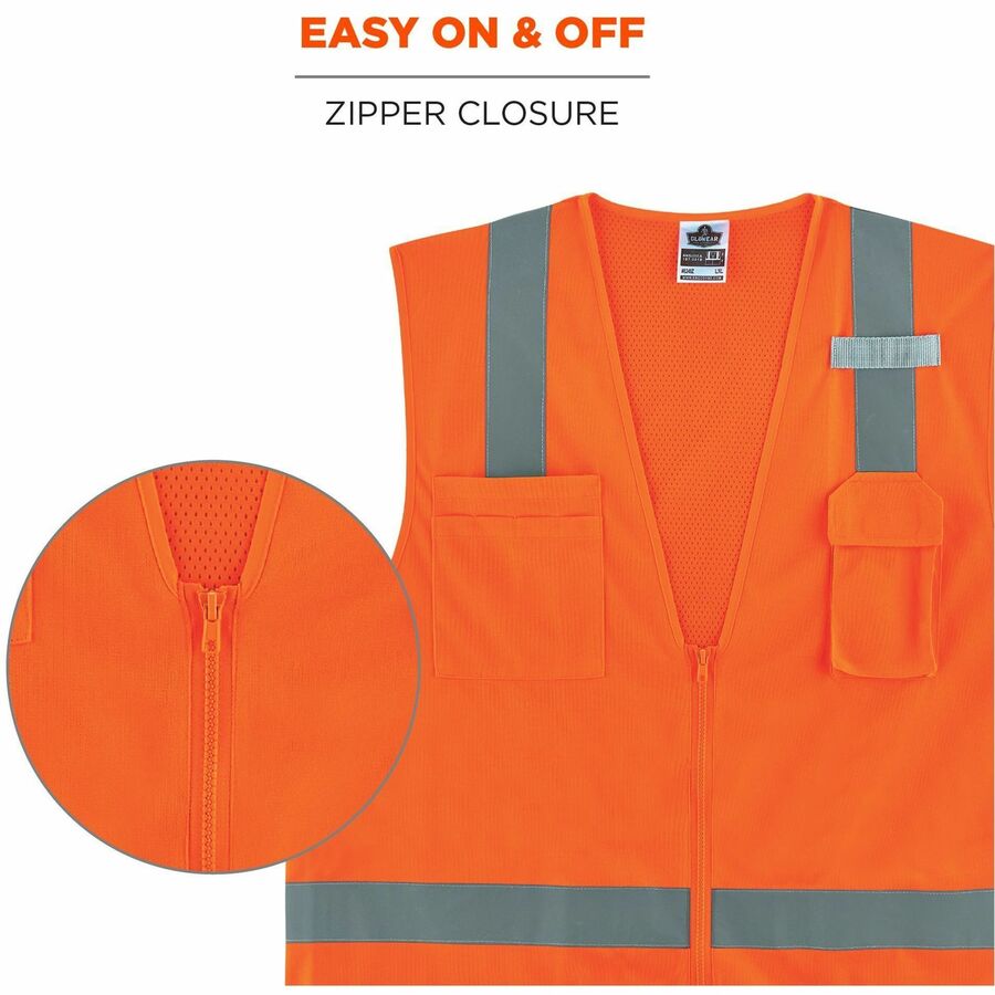 Ergodyne GloWear 8249Z Hi-Vis Surveyors Vest - Alternate-Image4