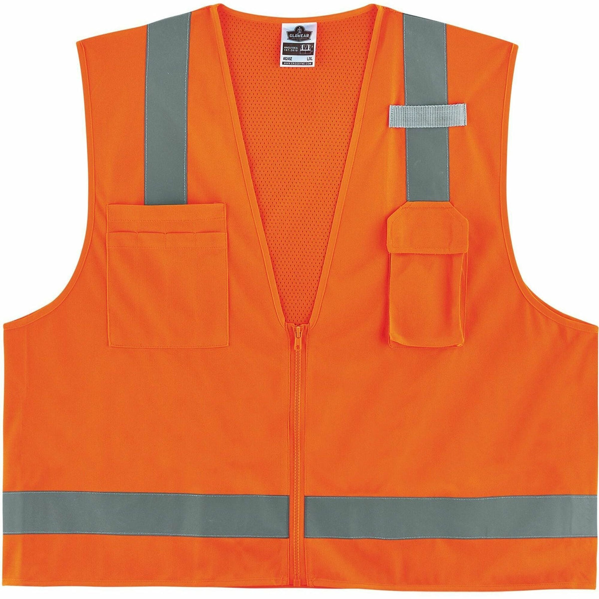 Ergodyne GloWear 8249Z Hi-Vis Surveyors Vest - 2000