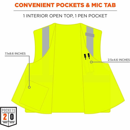 Ergodyne GloWear 8263FRHL Hi-Vis Safety Vests - Alternate-Image4