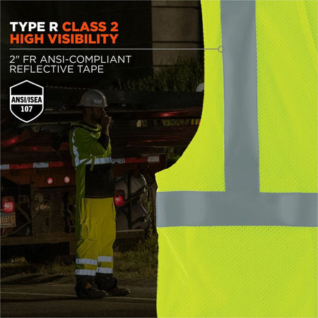 Ergodyne GloWear 8263FRHL Hi-Vis Safety Vests - Alternate-Image3
