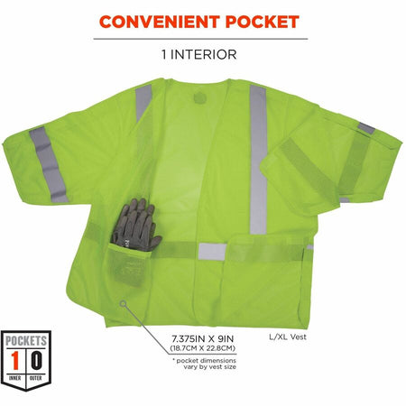 Ergodyne GloWear 8315BA Mesh Hi-Vis Safety Vests - Alternate-Image5