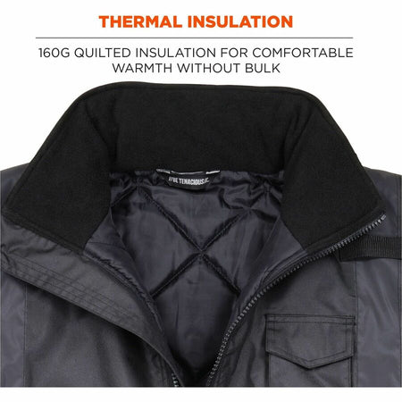 Ergodyne GloWear 8377 Thermal Bomber Hi-Vis Jacket - Alternate-Image3