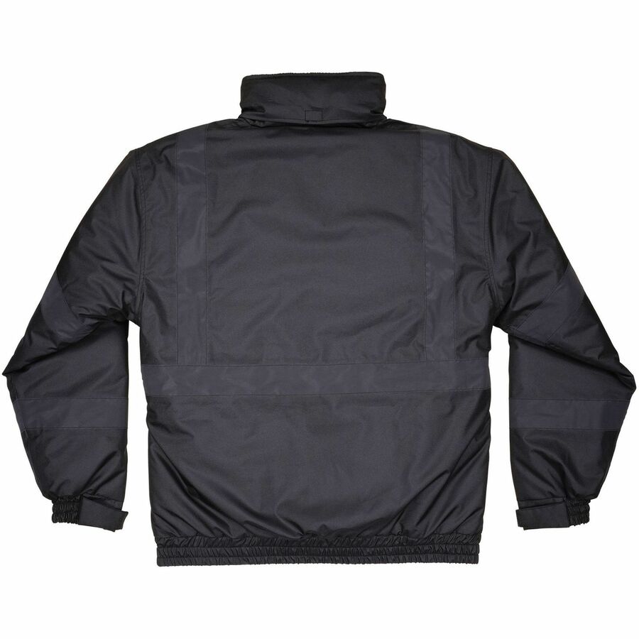 Ergodyne GloWear 8377 Thermal Bomber Hi-Vis Jacket - Rear