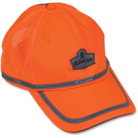 Ergodyne Hi-Vis Baseball Cap: Class 2 Polyester Orange - Protective Gear