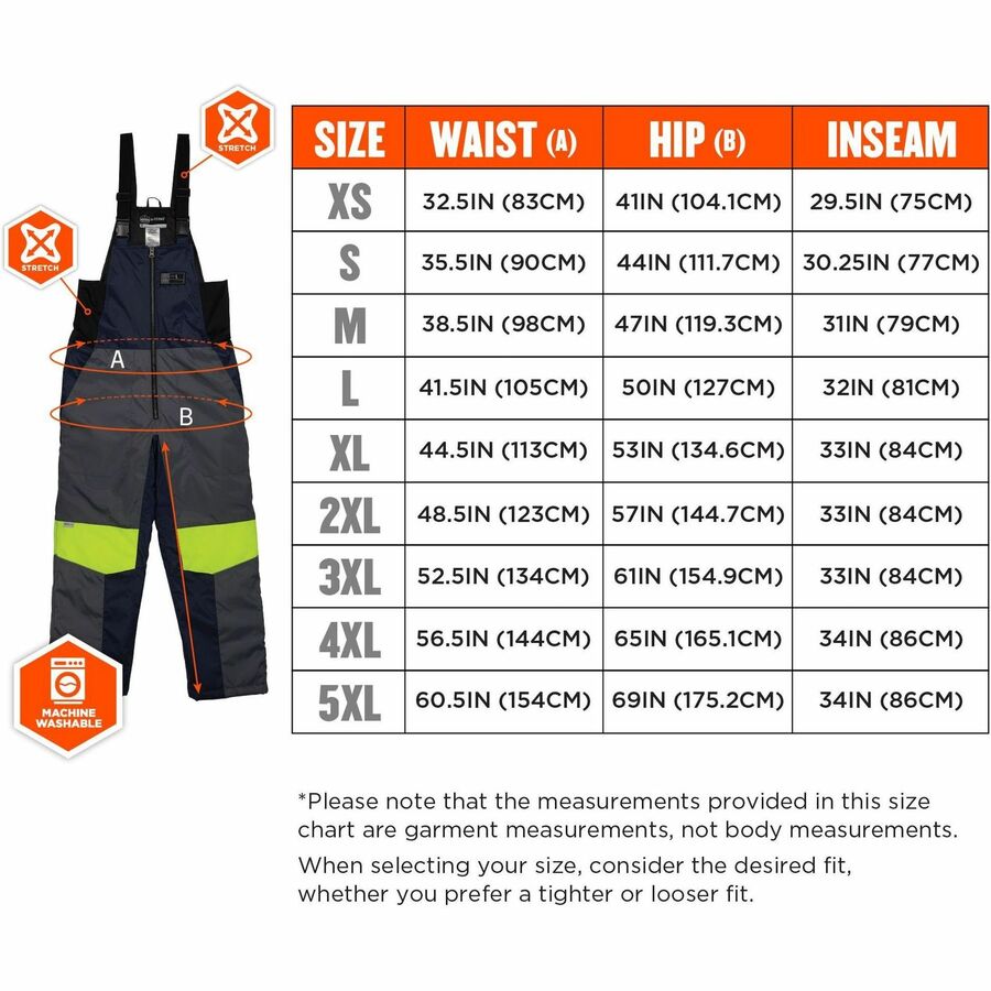 Ergodyne Insulated Freezer Bib Overalls - Alternate-Image6