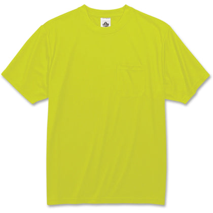 Ergodyne Lime T-Shirt: Non-Certified 2XL Size - Protective Gear