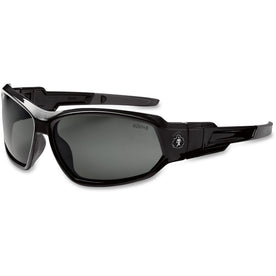 Ergodyne Loki Fog-Off Safety Glasses - UV Protection Black Frame - Protective Gear