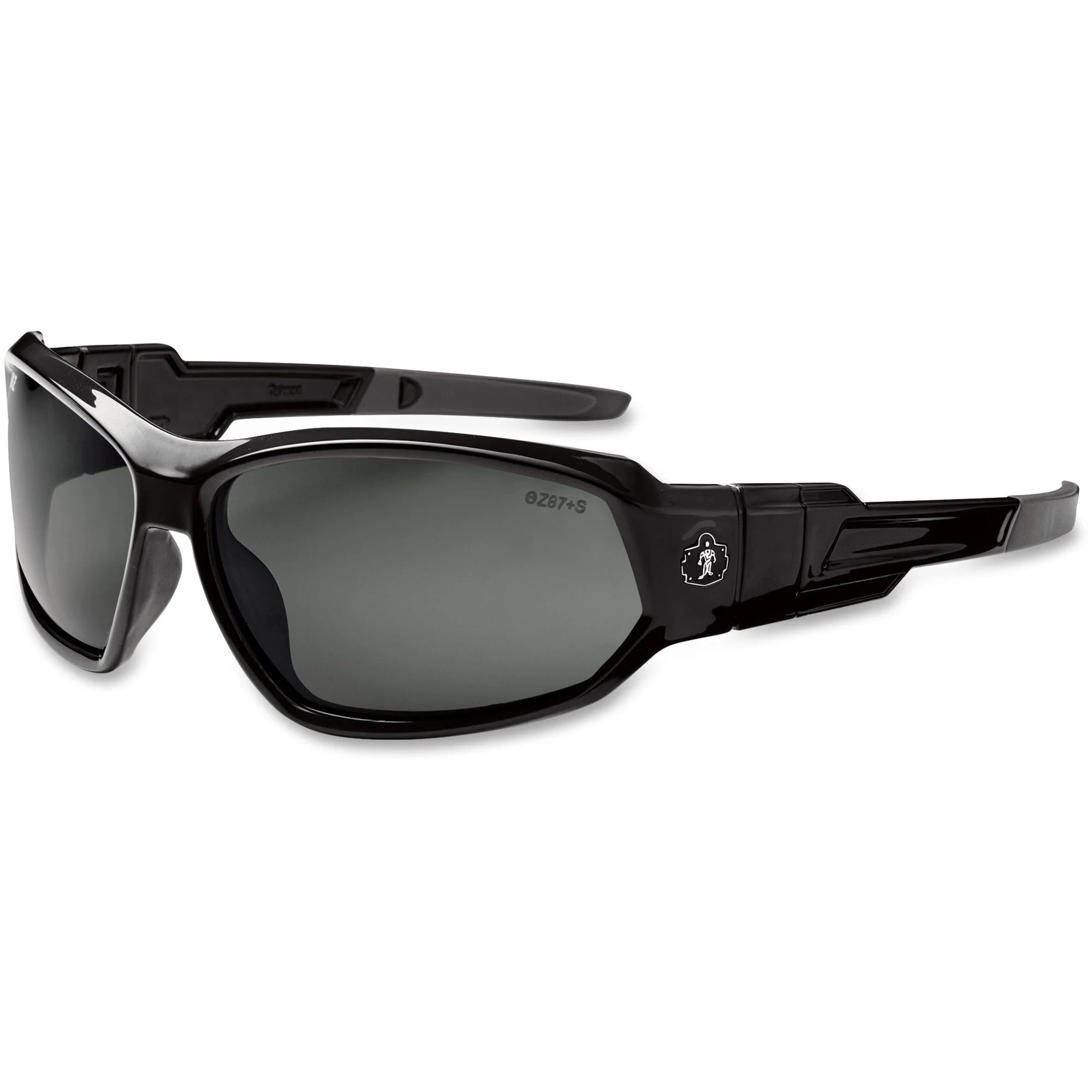 Ergodyne Loki Fog-Off Safety Glasses - UV Protection Black Frame - Protective Gear