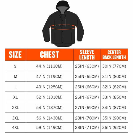 Ergodyne N-Ferno 6468 Heavy-Duty Canvas Jackets - Alternate-Image6