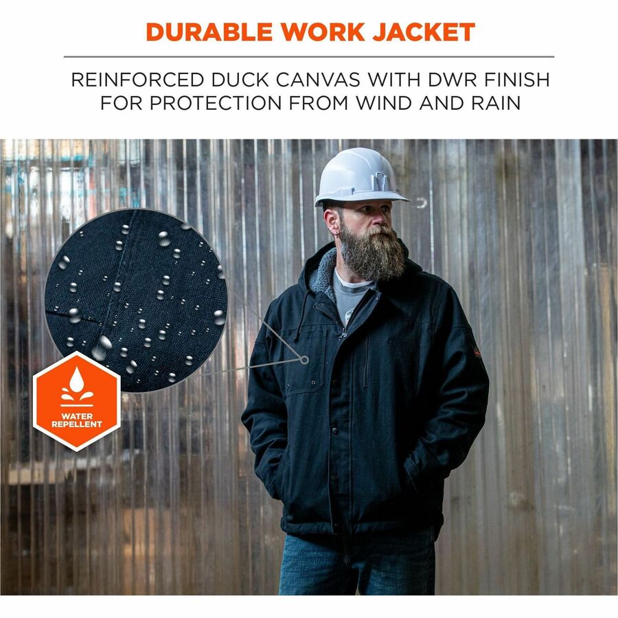 Ergodyne N-Ferno 6468 Heavy-Duty Canvas Jackets - Alternate-Image1