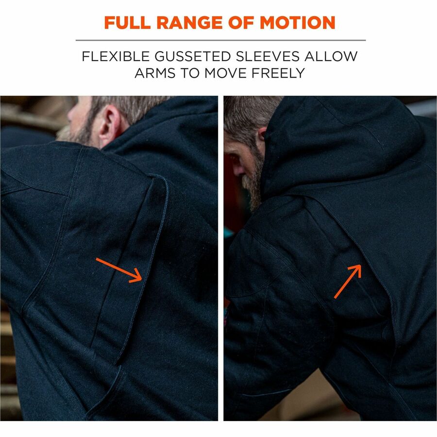 Ergodyne N-Ferno 6468 Heavy-Duty Canvas Jackets - Alternate-Image3