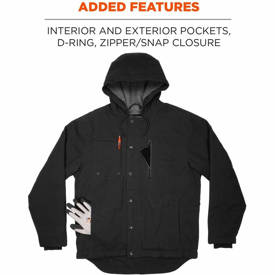Ergodyne N-Ferno 6468 Heavy-Duty Canvas Jackets - Alternate-Image5