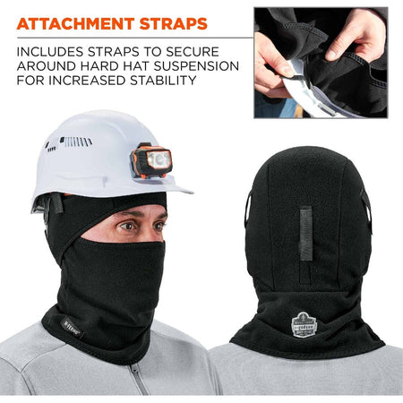 Ergodyne N-Ferno 6826 Balaclava Face Mask - 2-Piece, Fleece - Alternate-Image7