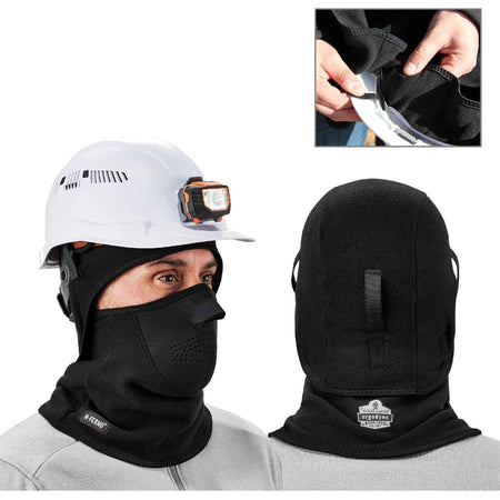 Ergodyne N-Ferno 6827 Balaclava Face Mask - 2-Piece, Fleece/Neoprene - Alternate-Image11