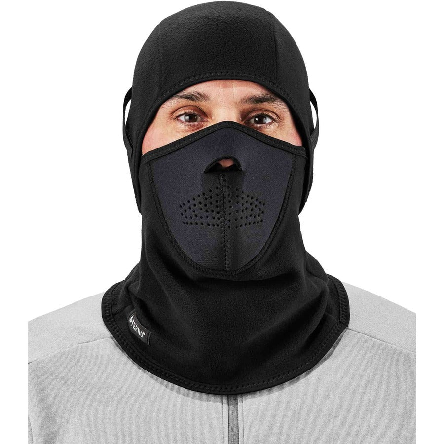 Ergodyne N-Ferno 6827 Balaclava Face Mask - 2-Piece, Fleece/Neoprene - Alternate-Image1