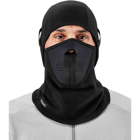 Ergodyne N-Ferno 6827 Balaclava Face Mask - 2-Piece, Fleece/Neoprene - Alternate-Image1