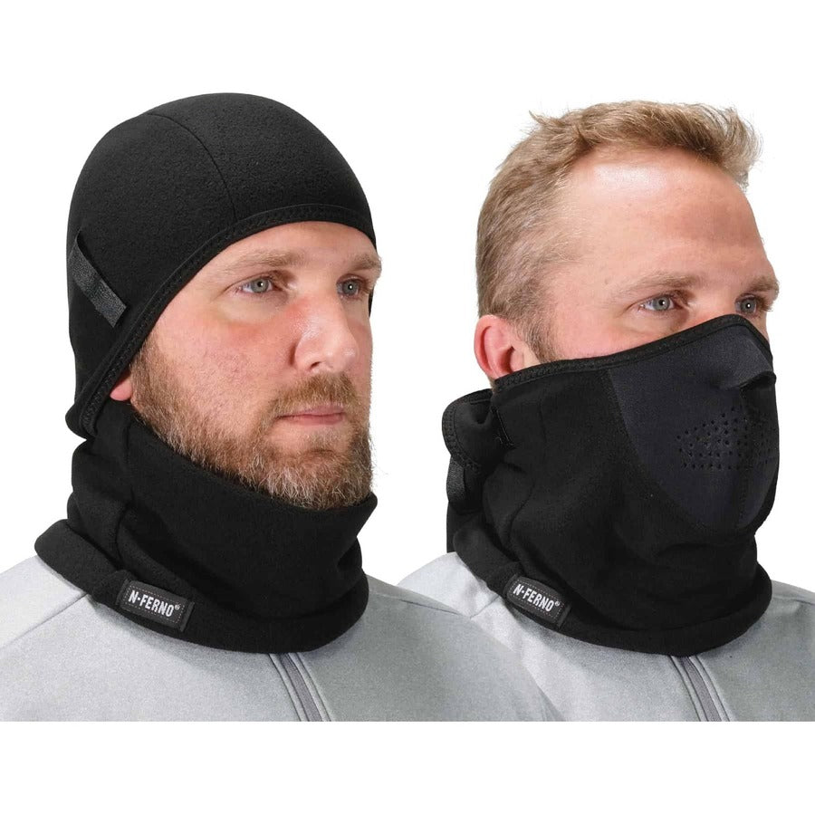 Ergodyne N-Ferno 6827 Balaclava Face Mask - 2-Piece, Fleece/Neoprene - Alternate-Image6