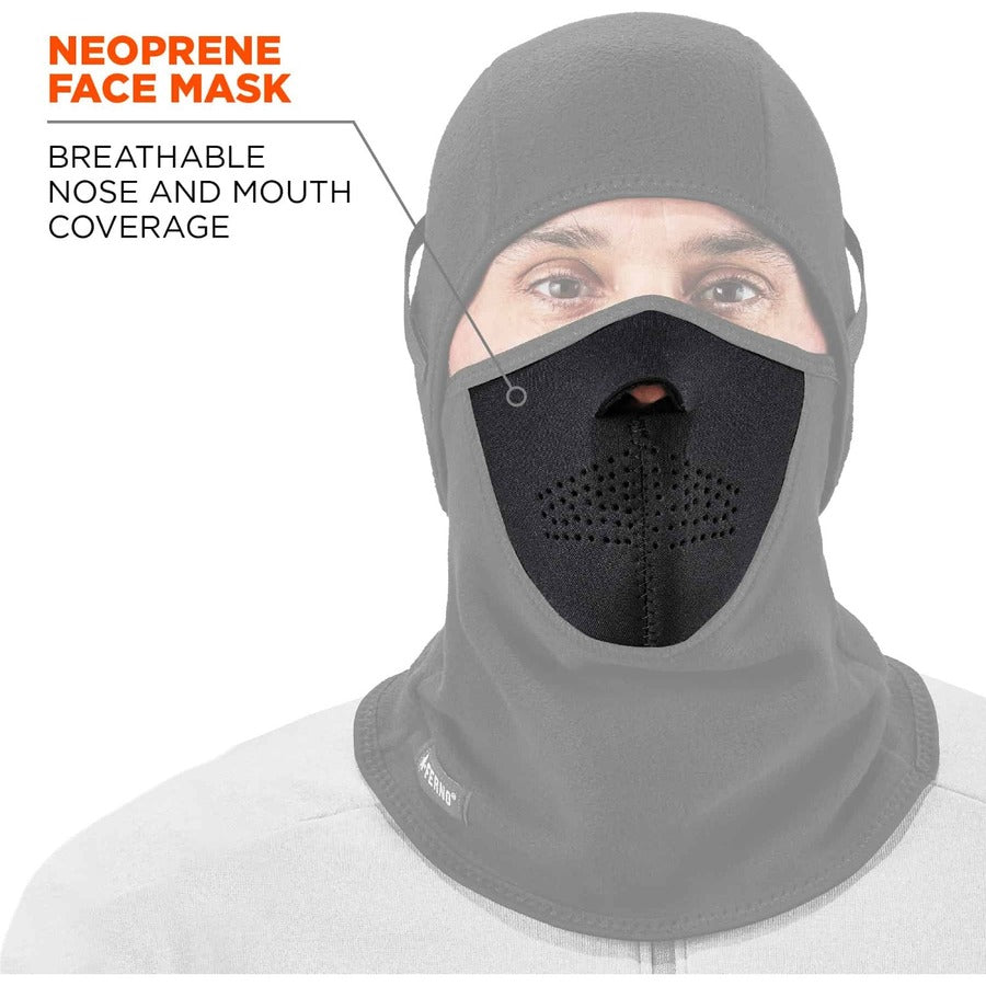 Ergodyne N-Ferno 6827 Balaclava Face Mask - 2-Piece, Fleece/Neoprene - Alternate-Image7