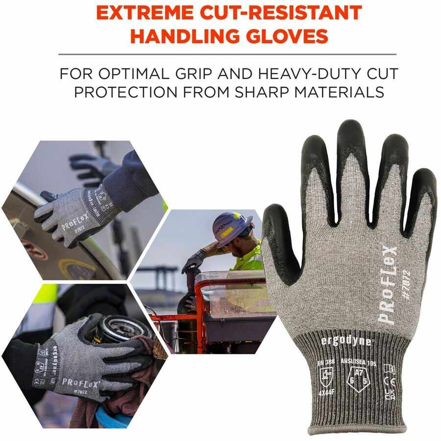 Ergodyne Nitrile-Coated Cut-Resistant Gloves - Alternate-Image1