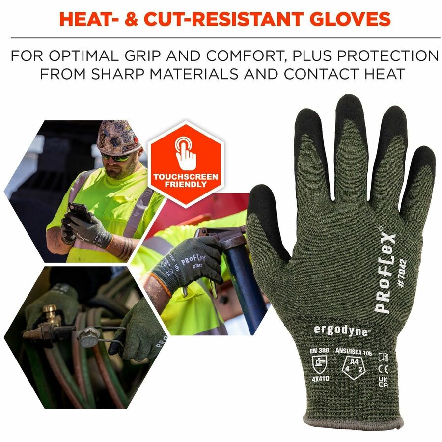 Ergodyne Nitrile-Coated Cut-Resistant Gloves - Alternate-Image1