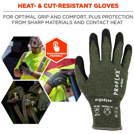 Ergodyne Nitrile-Coated Cut-Resistant Gloves - Alternate-Image1
