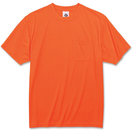 Ergodyne Non-Certified Orange T-Shirt - Small Size: High-Visibility Comfort - Protective Gear
