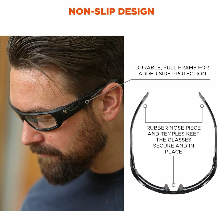 Ergodyne Odin Anti-Scratch/Anti-Fog Safety Glasses - Alternate-Image3