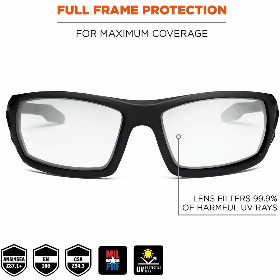 Ergodyne Odin Anti-Scratch/Anti-Fog Safety Glasses - Alternate-Image1