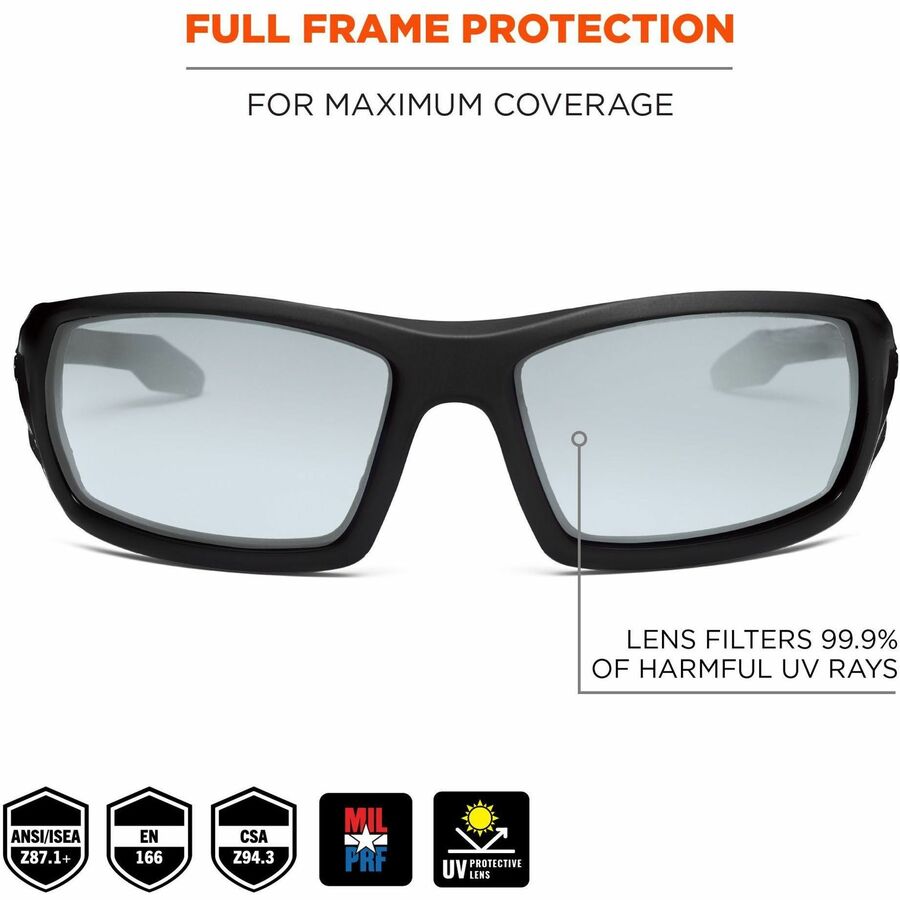Ergodyne Odin Anti-Scratch/Anti-Fog Safety Glasses - Alternate-Image1
