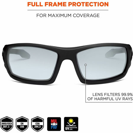Ergodyne Odin Anti-Scratch/Anti-Fog Safety Glasses - Alternate-Image1