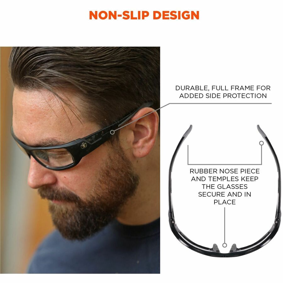 Ergodyne Odin Anti-Scratch/Anti-Fog Safety Glasses - Alternate-Image3