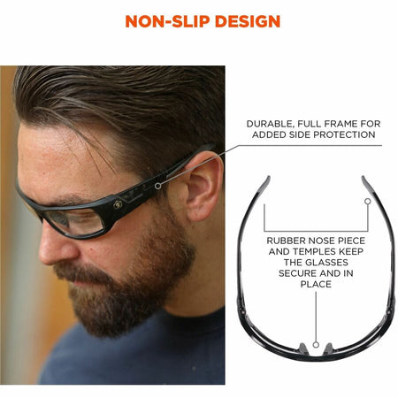 Ergodyne Odin Anti-Scratch/Anti-Fog Safety Glasses - Alternate-Image3