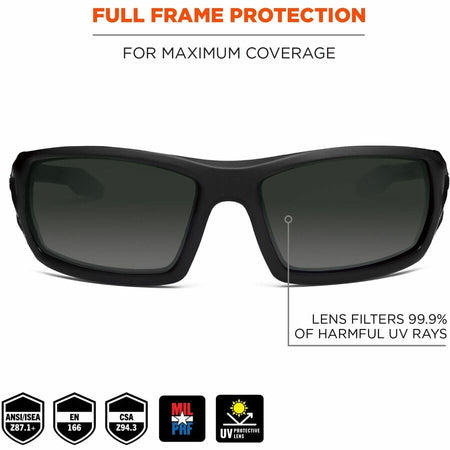 Ergodyne Odin Anti-Scratch/Anti-Fog Safety Glasses - Alternate-Image1