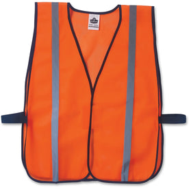Ergodyne Orange Standard Vest - High Visibility Fabric - Safety Jackets / Vests