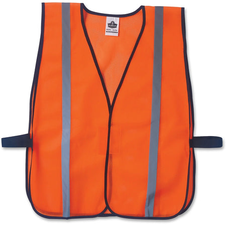Ergodyne Orange Standard Vest - High Visibility Fabric - Safety Jackets / Vests