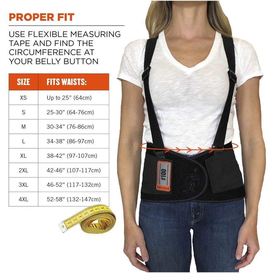 Ergodyne ProFlex 100 Economy Back Support Brace - Alternate-Image1