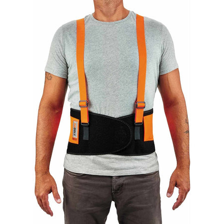 Ergodyne ProFlex 100HV Economy Hi-Vis Back Brace - Alternate-Image1