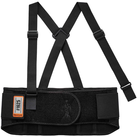 Ergodyne ProFlex 1625 Back Support Brace - 25’’ to 30’’ Waist - Black - Supports