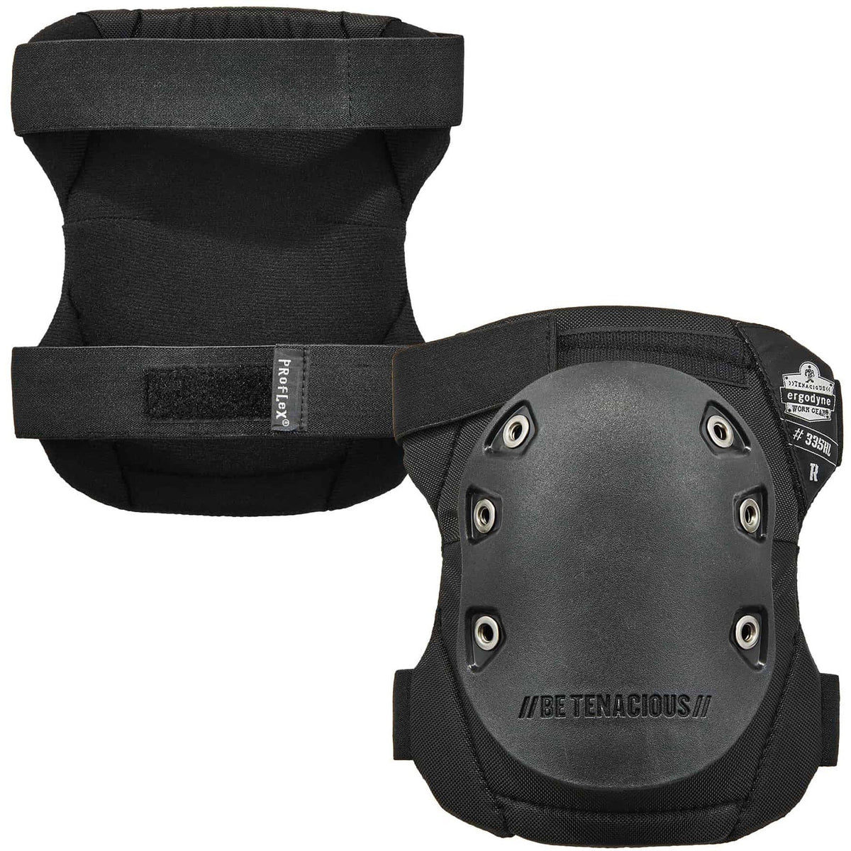 Ergodyne ProFlex 335HL Slip Resistant Rubber Cap Knee Pads - 2000