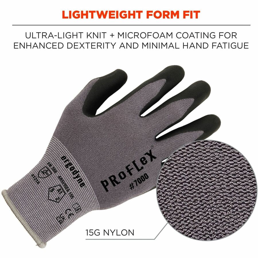 Ergodyne ProFlex 7000 Nitrile-Coated Gloves - Alternate-Image4