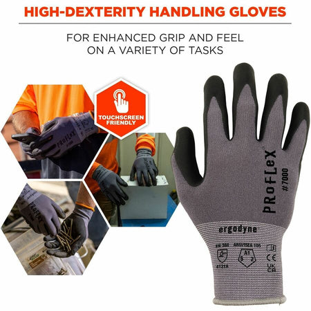 Ergodyne ProFlex 7000 Nitrile-Coated Gloves - Alternate-Image1
