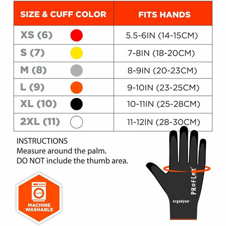Ergodyne ProFlex 7001 Nitrile-Coated Gloves - Alternate-Image5