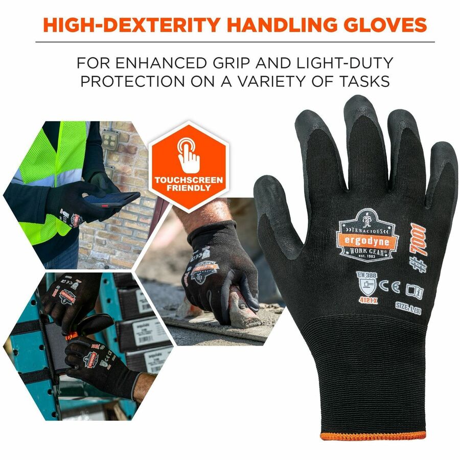 Ergodyne ProFlex 7001 Nitrile-Coated Gloves - Alternate-Image1