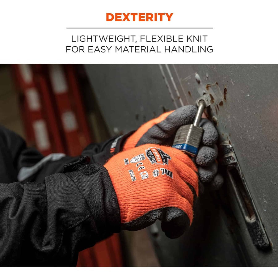 Ergodyne ProFlex 7401 Coated Lightweight Winter Work Gloves - Alternate-Image3