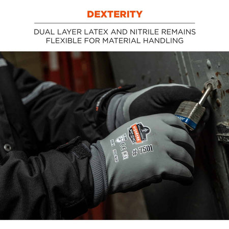 Ergodyne ProFlex 7501 Coated Waterproof Winter Work Gloves - Alternate-Image4