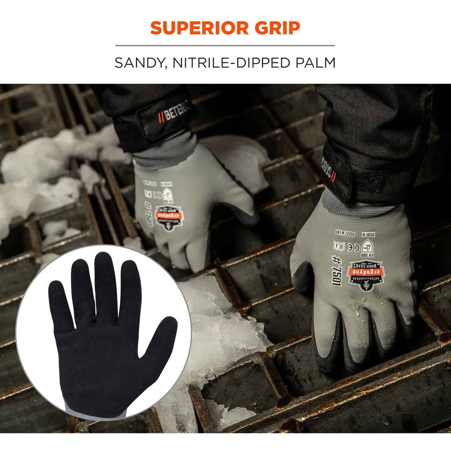 Ergodyne ProFlex 7501 Coated Waterproof Winter Work Gloves - Alternate-Image5