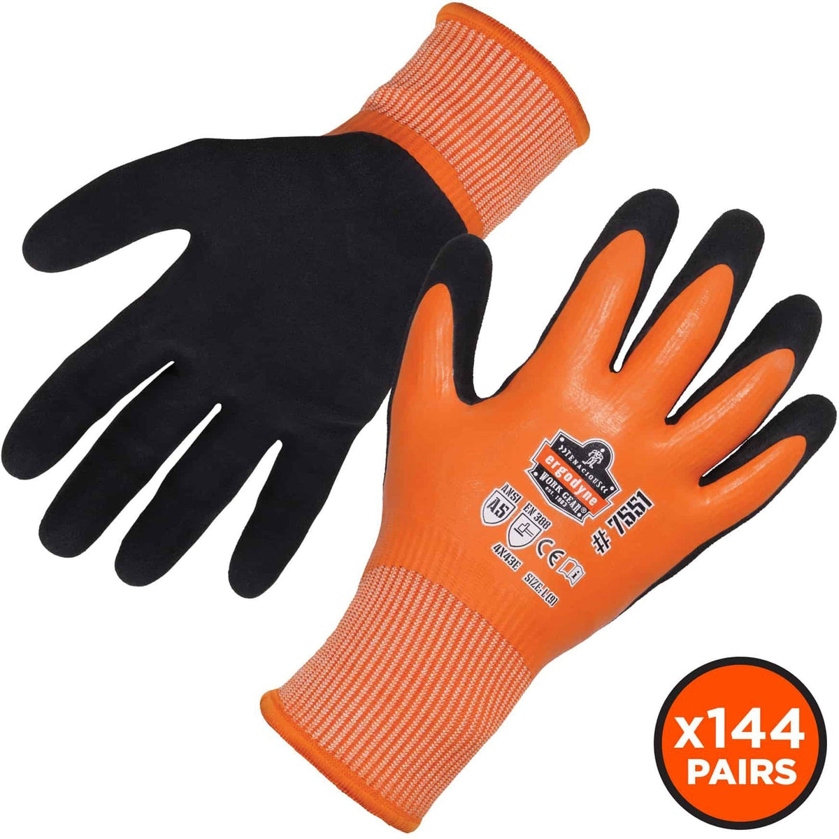 Ergodyne ProFlex 7551 A5 Coated Waterproof Gloves - 2000