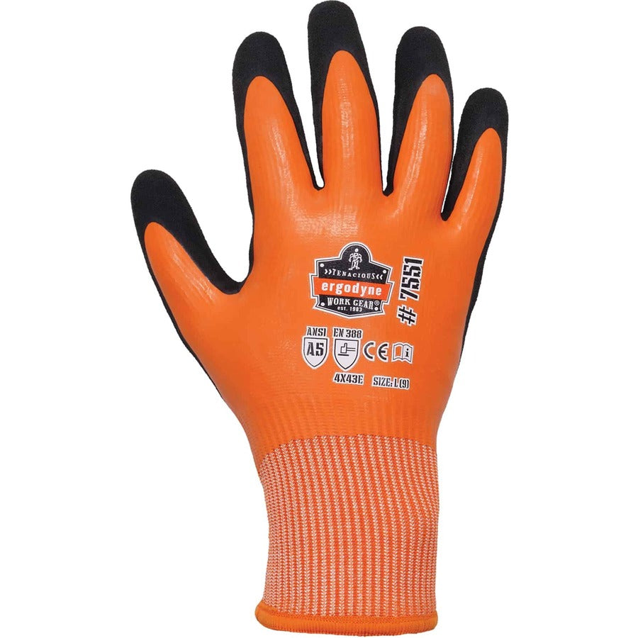 Ergodyne ProFlex 7551 A5 Coated Waterproof Gloves - Alternate-Image7