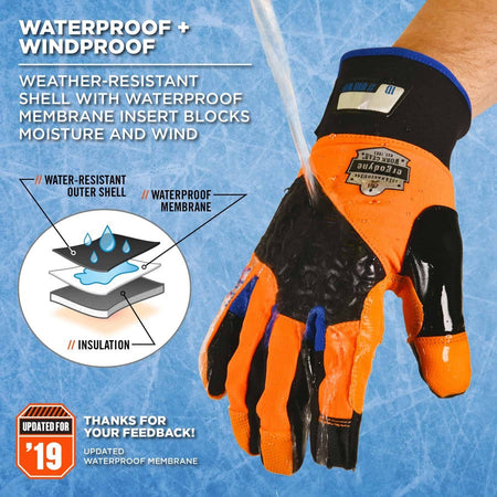 Ergodyne ProFlex 818WP Performance Thermal Waterproof Winter Work Gloves - Alternate-Image1